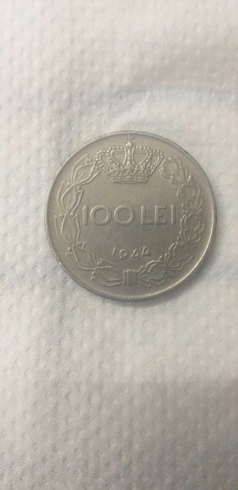 Moneda Regele Mihai 100 lei 1944