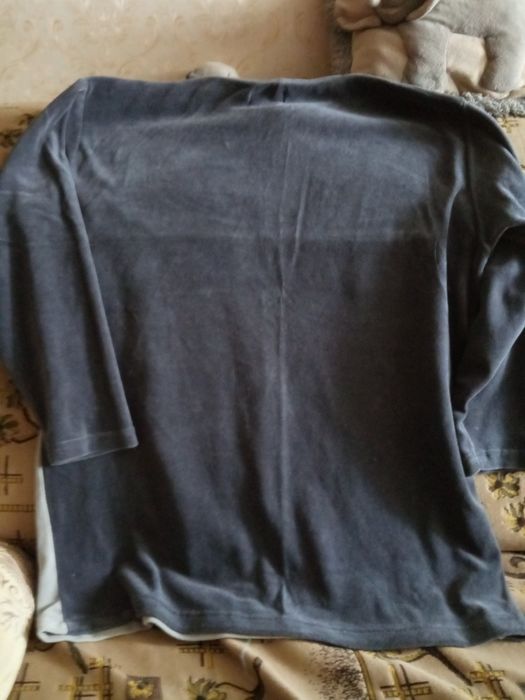 Мужская велюровая кофта