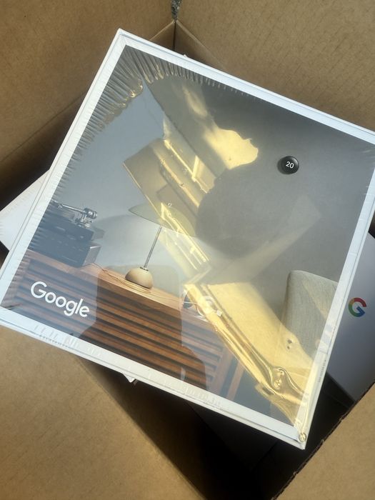 Smart термостат Nest Google, Wi-Fi, Черен