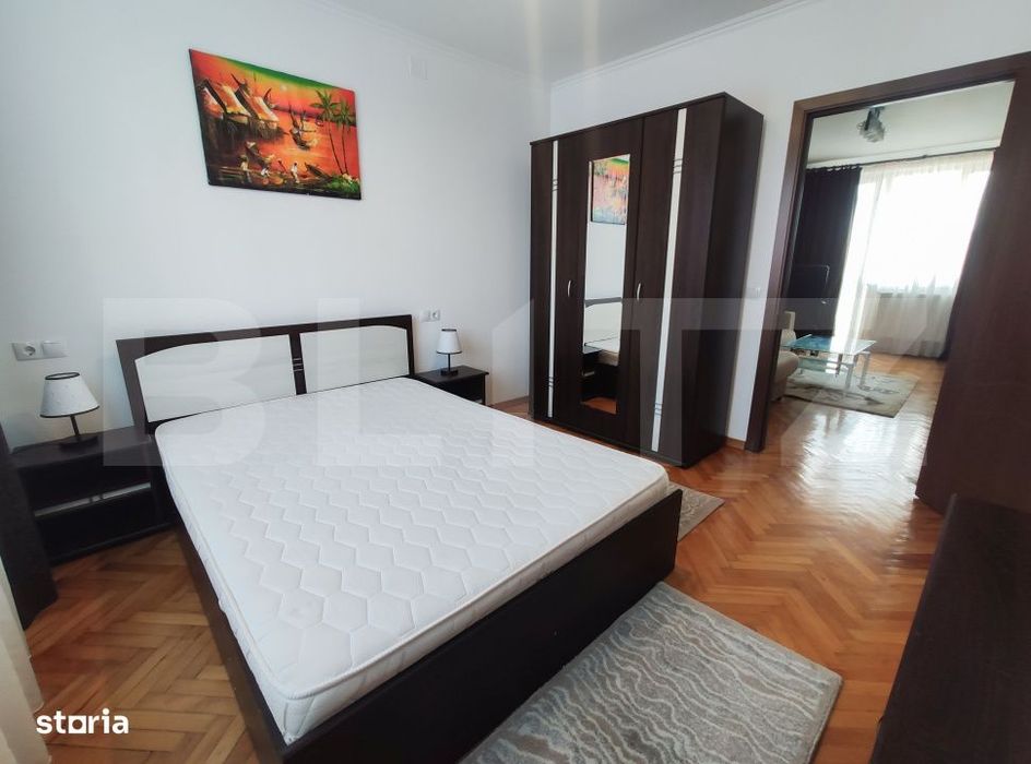 Apartament 2 camere, 50 mp, AC, balcon, zona Centrala