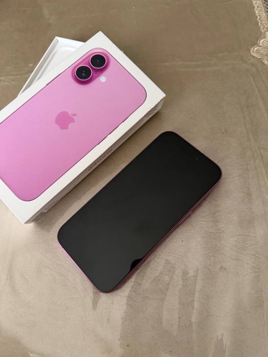 Айфон 16 пинк 100% емкость