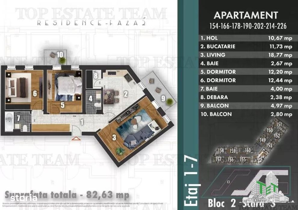 Ultimele zile cu reduceri! Apartament spatios 3 camere, bloc nou, Berc — fotografia 1
