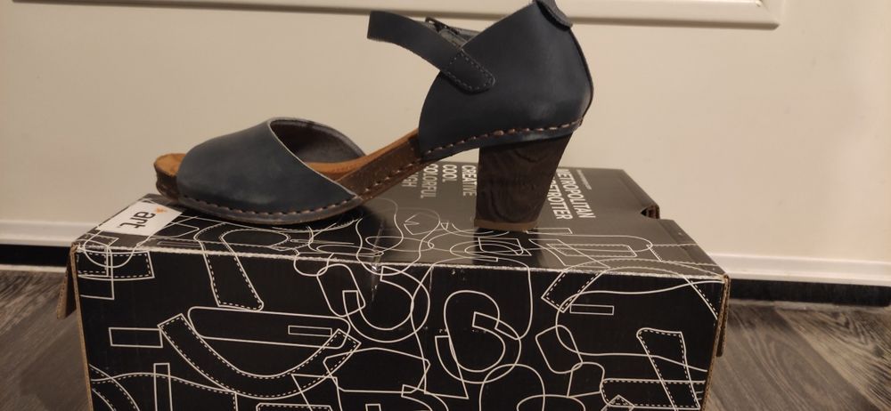 Дамски сандали естествена кожа ART, Paul Green, Edited