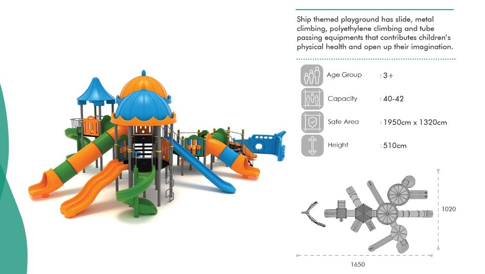 Loc de joaca corabie