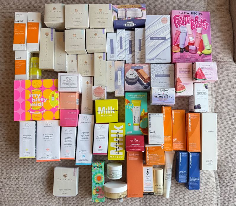 Бяла козметика Tatcha, Bobbi Brown, Laura Mercier, Guerlain, HudaW