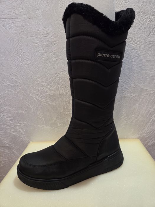Cizme înalte damă imblanite Pierre Cardin