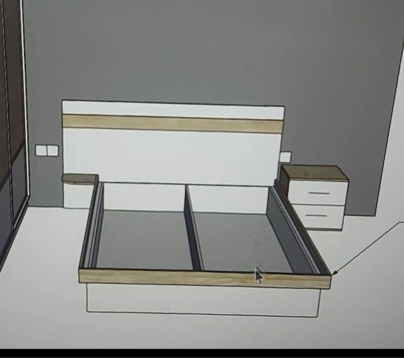 Спалня с повдигащ механизъм