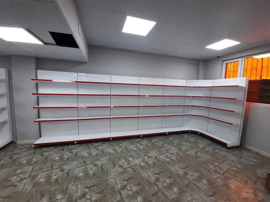 Металлические островные стеллажи полки витрины торговые для магазина