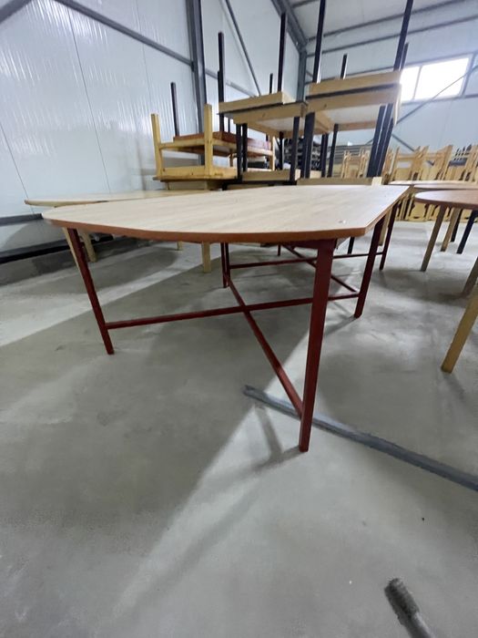 Masa rotundă lemn masiv