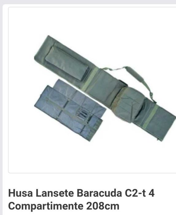 Husa Baracuda pentru patru lansete de 3.9.m