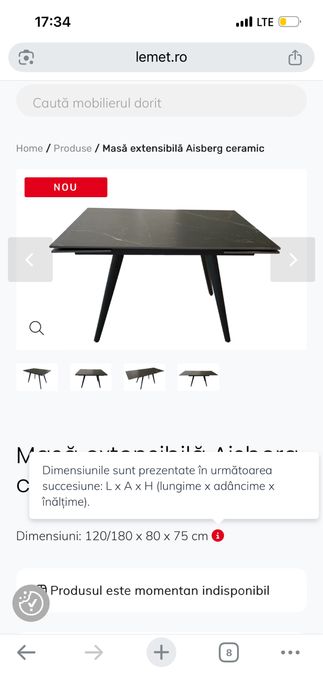 Masa extensibila ceramica