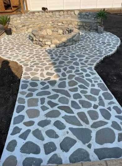 Pavaje și placări durabile din piatră de munte autentică