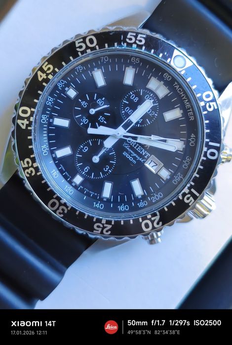 ORIENT CAPTAIN. Часы механические Япония.