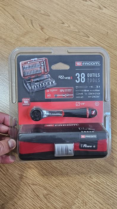 Facom Nano Trusa 1/4 - 38 piese - trusa de buzunar