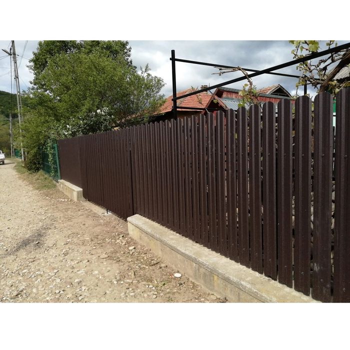 Garduri din sipca metalica, panou tip jaluzele, tabla, plasa si BCA