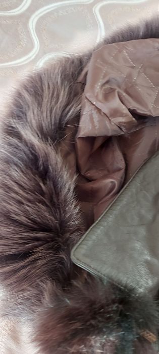 Манто естествена кожа