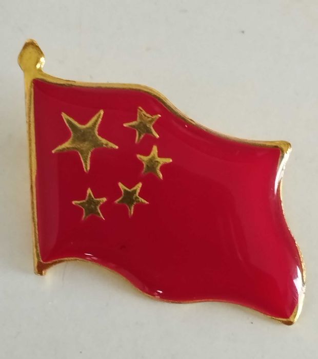 1 oz сребърно кюлче Лунар Коня,Китайски монети,Значки с знамена САЩ-РУ