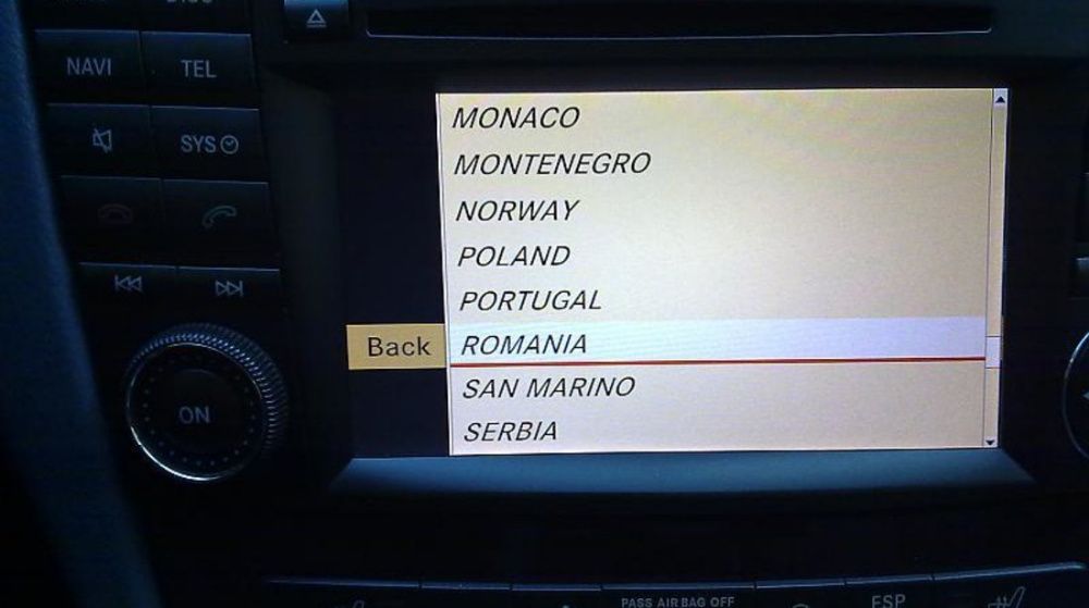 DVD navigatie Mercedes - A, B, C, CLK, G, ML, GL - Klasse 2023