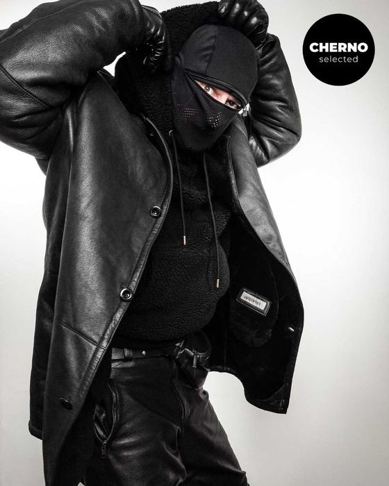 Мъжко кожено палто / кожух LAGERFELD Men’s Shearling Coat – XXL•XXXL