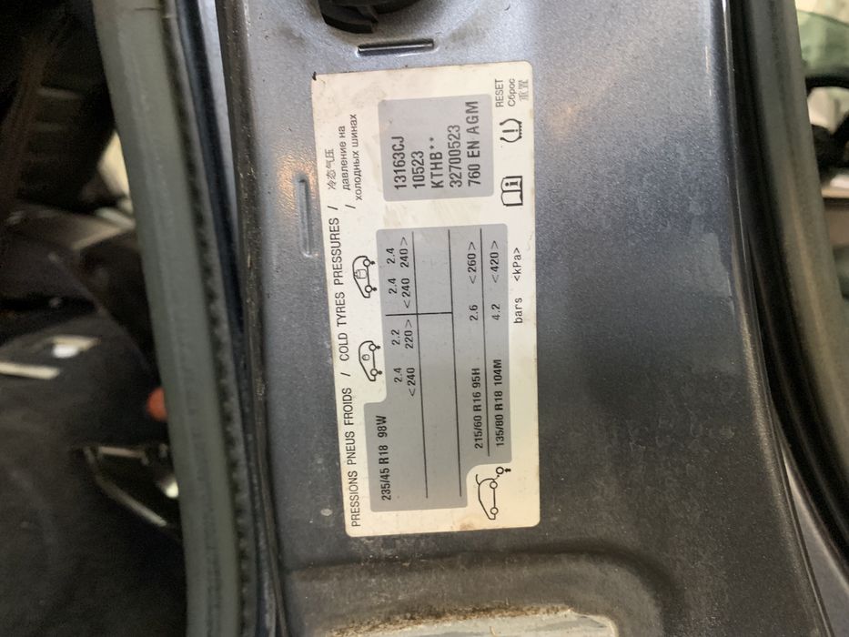 Usa Peugeot 508 sw fata/spate dr/st DIVERSE CULORI!