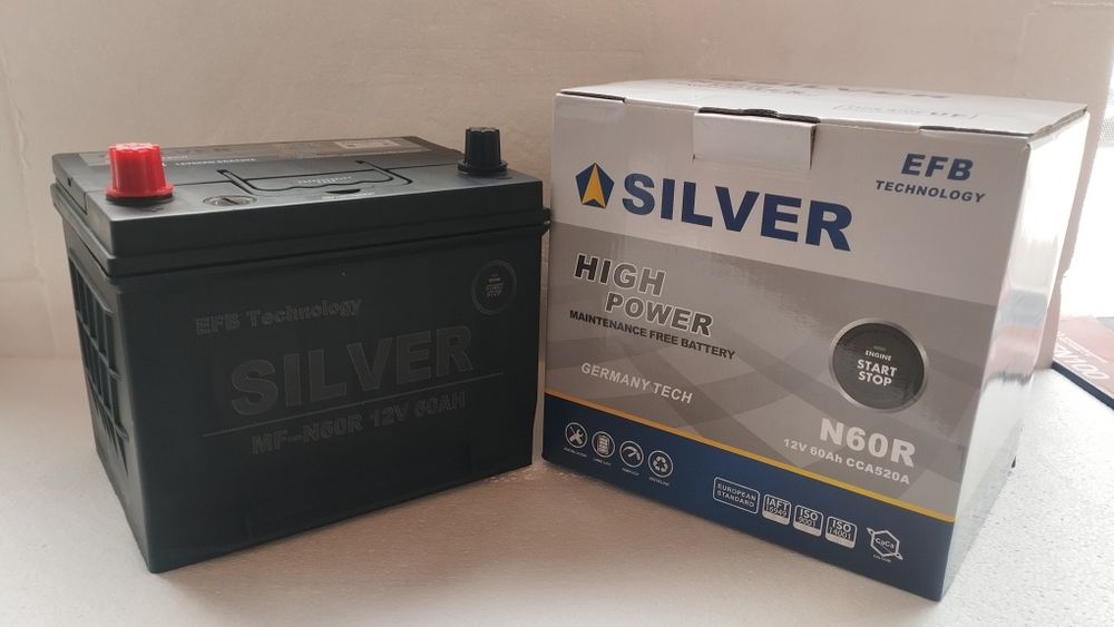 60 Ah SILVER. Akkumulyator
