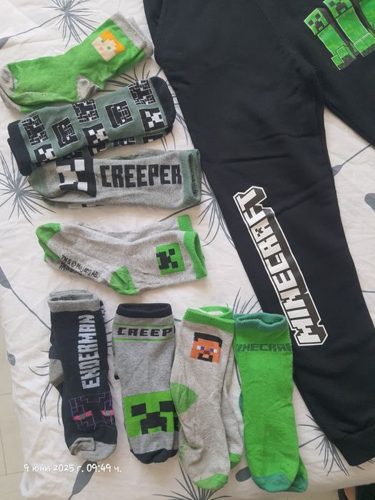 Комплект MINECRAFR 134р-р 25лв.ВСИЧКО