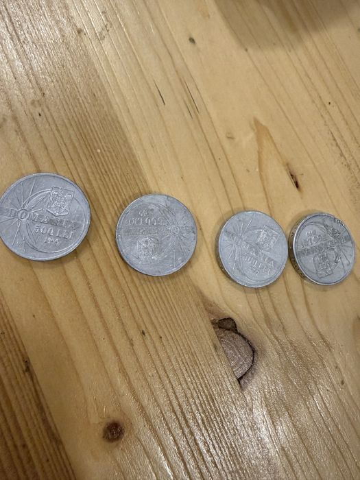 Set 4 monede 500 lei – Eclipsa 1999 (ediție limitată)