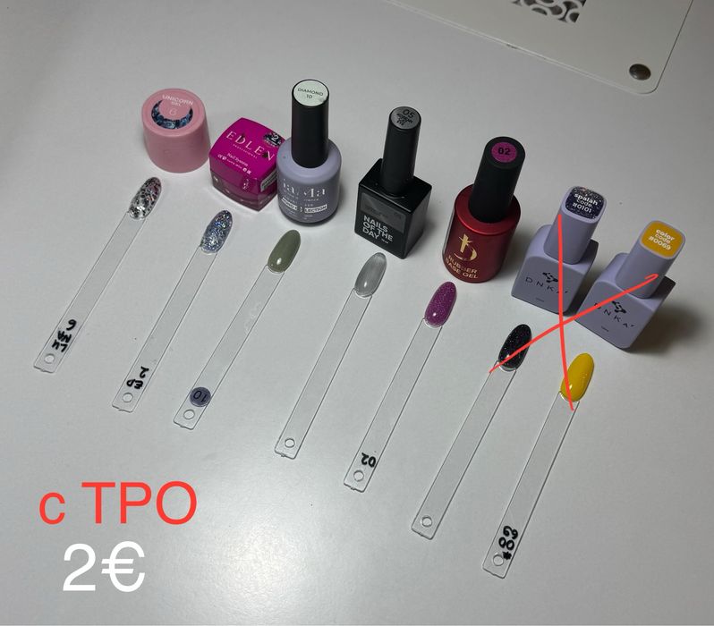 Нови гел лакове на Dark, GaMa, останали с TPO продукти за маникюр