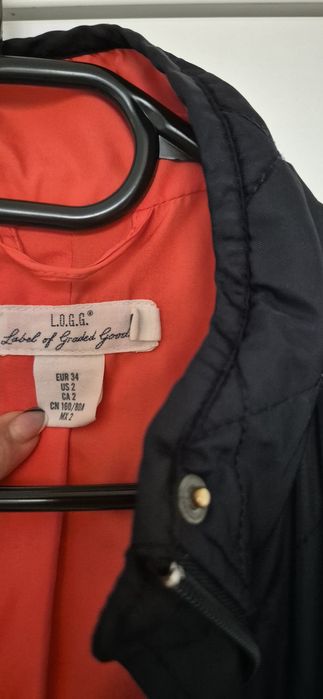 Горна дамска дреха за есента! Тъмно синя от H&M! В отлично състояние!