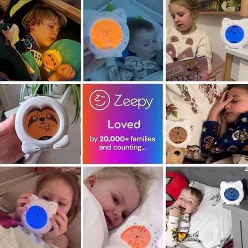 Нов Детски часовник за сън с 2 фази будилник USB лампа стая дете