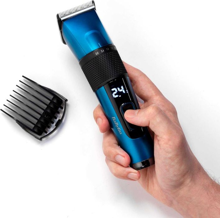 Машинка за подстригване BaByliss E990E, Japanese Steel, 8 аксесоара