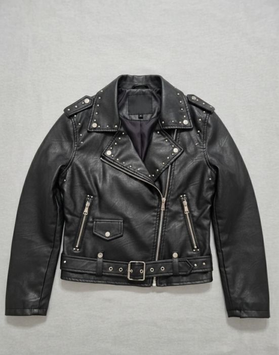 Кожено черно яке