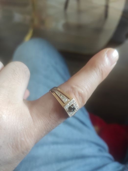 Золотое кольцо мужское