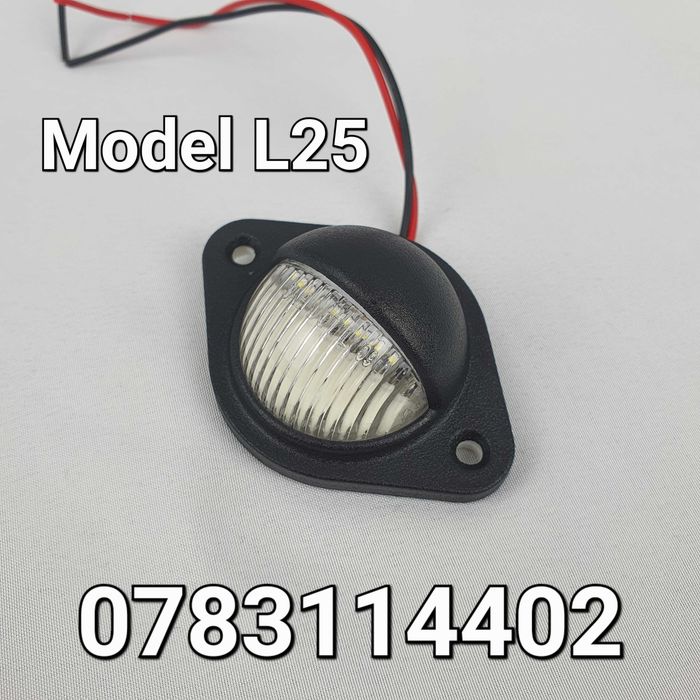 Lampa LED Iluminat Numar Inmatriculare-Platforma-Remorca-Trailer - L25