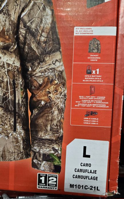 Milwaukee geaca încălzită Hexon Camo