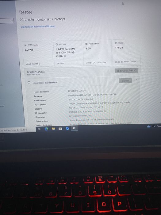 Laptop Acer nitro 5