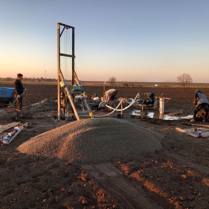 Foraje puțuri mecanizate