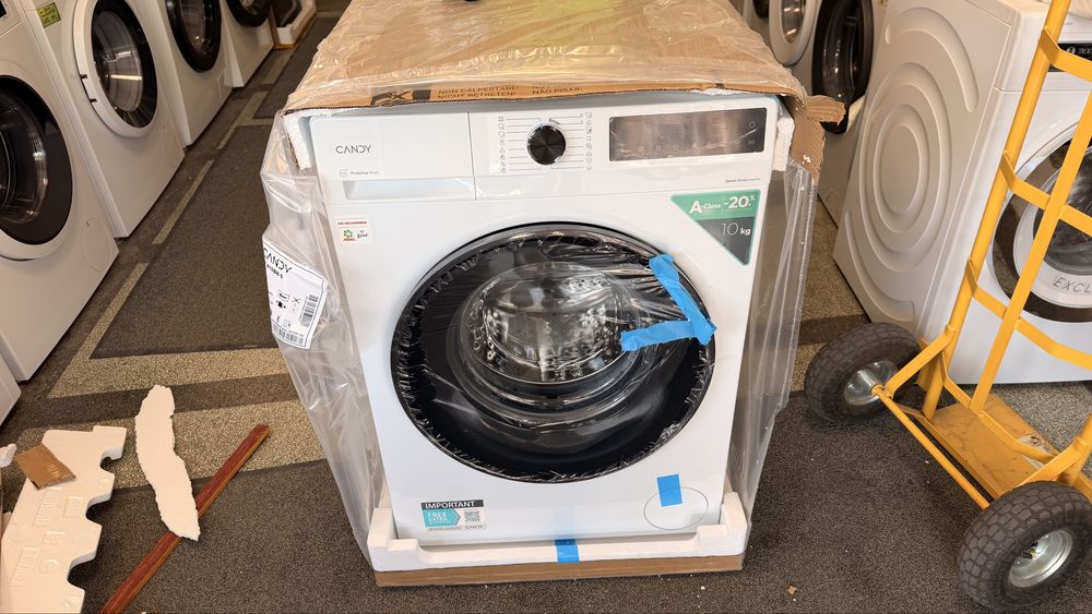 Нова Инверторна пералня CANDY PROWASH 500 BR 410B8-S 10 KG | КЛАС A | ИНВЕРТОР | ПАРА | WI FI