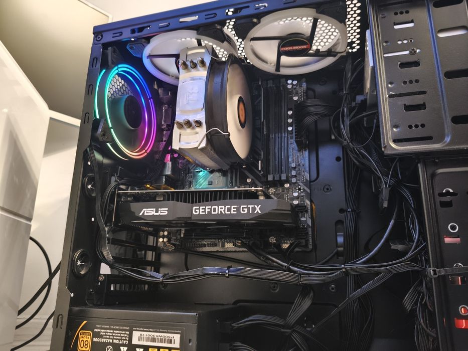 Pc buget: ryzen 5 3600X, b450, rx480 8gb, 16gb ram, m2 256gb, hdd 1tb, segotep 500W, cooler + carcasa thermaltake