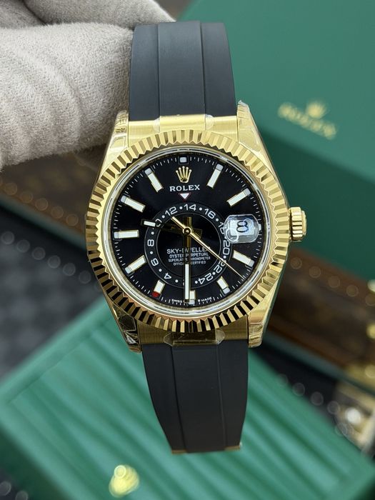 Rolex Sky-Dweller Oysterflex Gold 18k