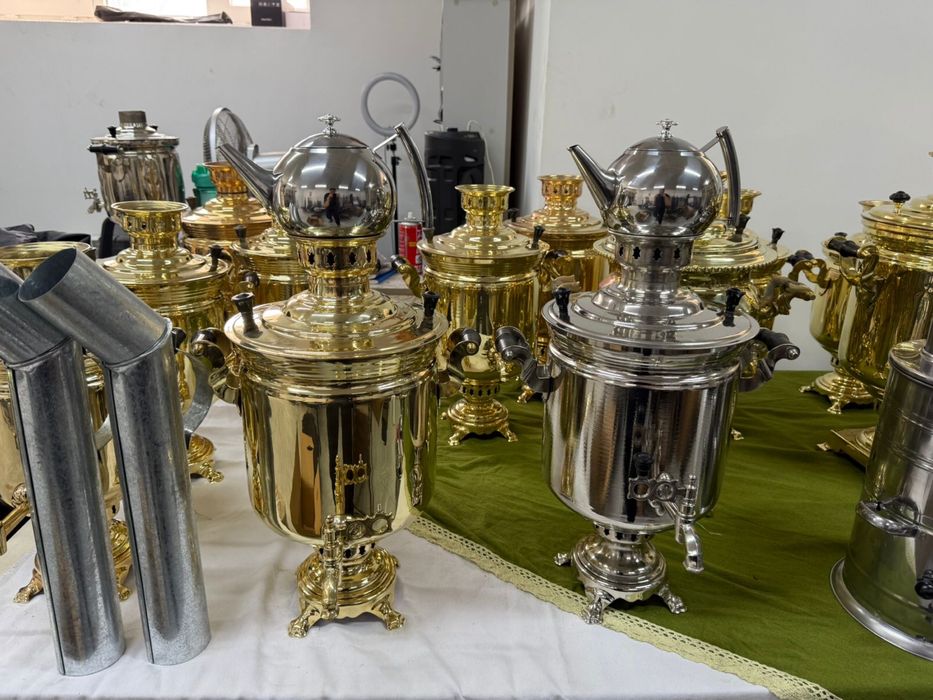 Самовар Тульский Антиквар Латунь