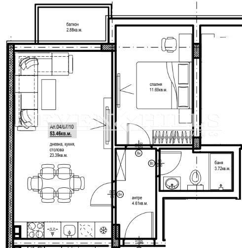 Продава се Двустаен апартамент в Пловдив, Каменица 1 - 68 кв.м за 1893 €/кв.м - Снимка #1