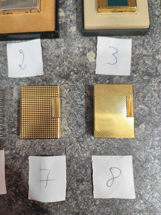 Оригинални запалки Дюпонт, Картие, Дънхил