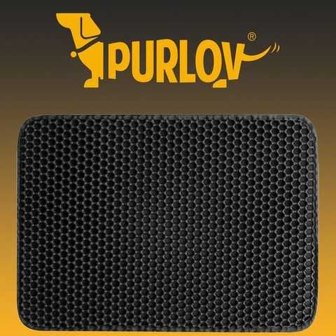 Двуслойна постелка за котешка тоалетна / Подложка за котешка тоалетна