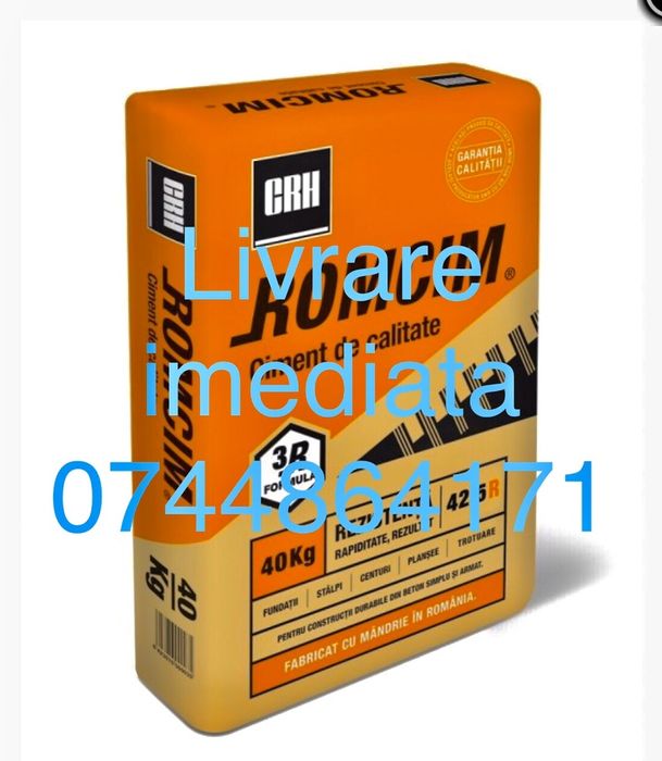 Ciment la sac si la palet