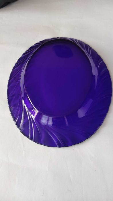 Големи и масивни френски овални чинии от закалено стъкло