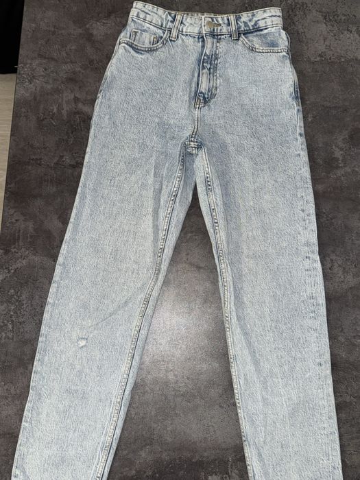 Джинсы голубые Zara XS