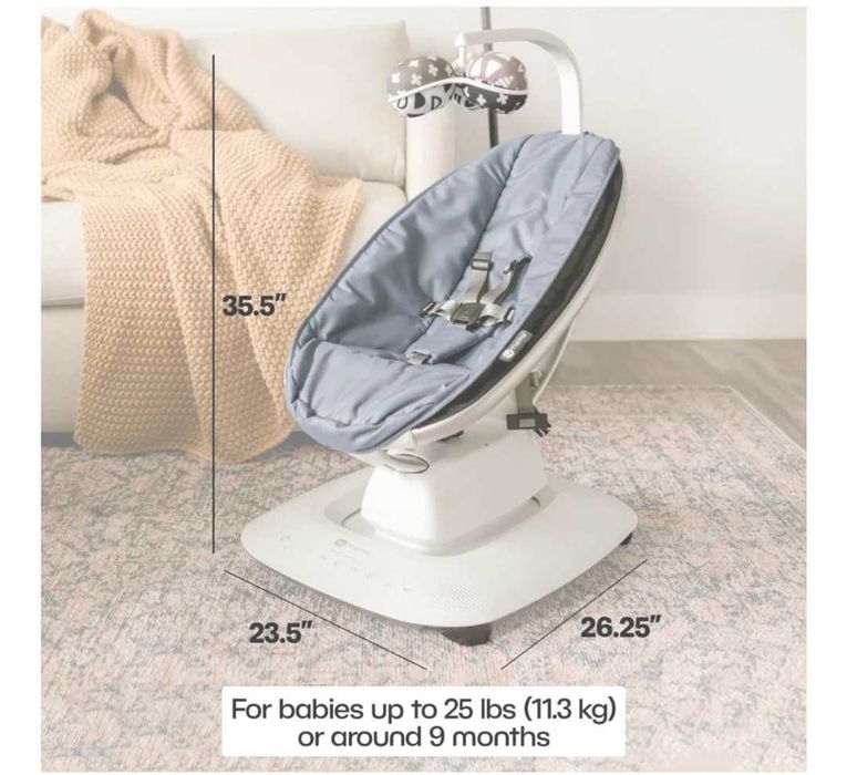 Бебешка люлка 4moms Mamaroo 5.0 Slate Blue