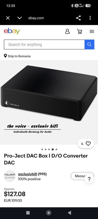 DAC Optic / Analog Project Box E  High End