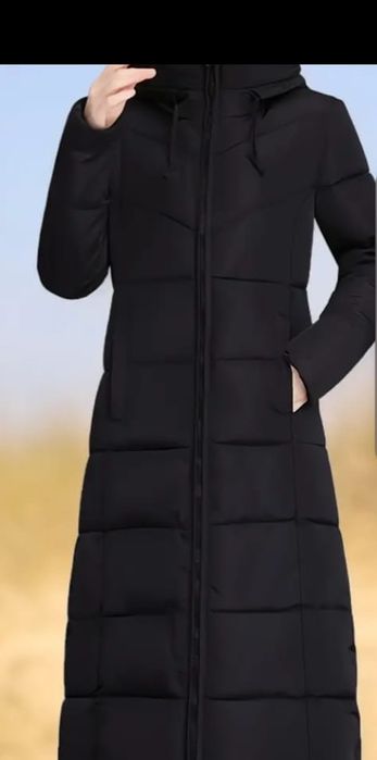 Geaca noua dama lunga de iarna Slim Fit.